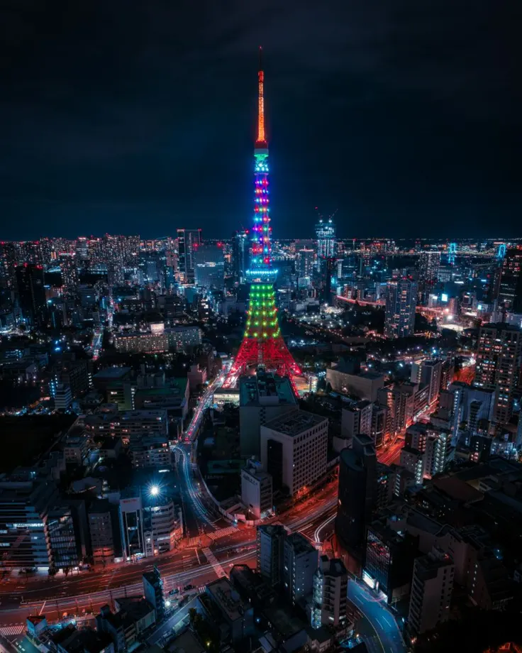 Azabudai Hills Mori JP Tower Tokyo Tower View